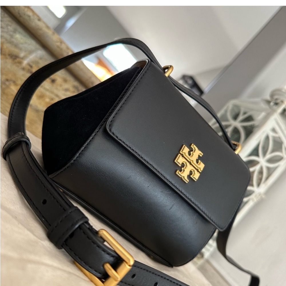 Nwt Tory Burch JULIETTE MIXED-MATERIAL MINI BAG-New